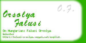 orsolya falusi business card